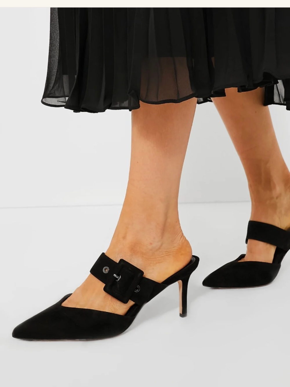 VERONICA BEARD Black Linley Heels